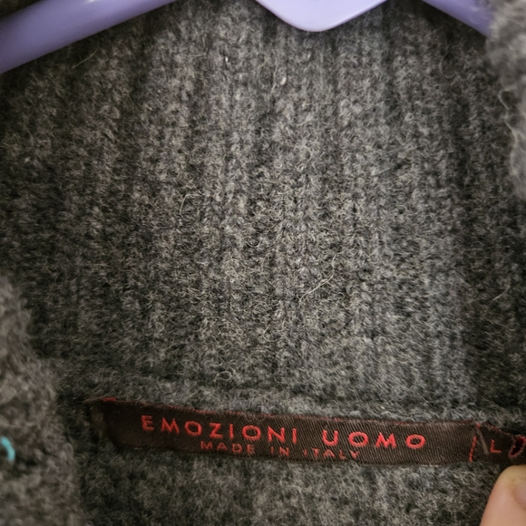 Emozioni Uomo Wool Turtleneck Sweater - Picture 2 of 4